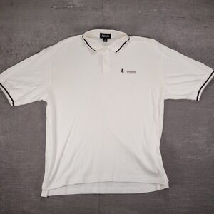 Wailea‎ Maui Men's White Polo Short Sleeve Golf Ashworth Size Large